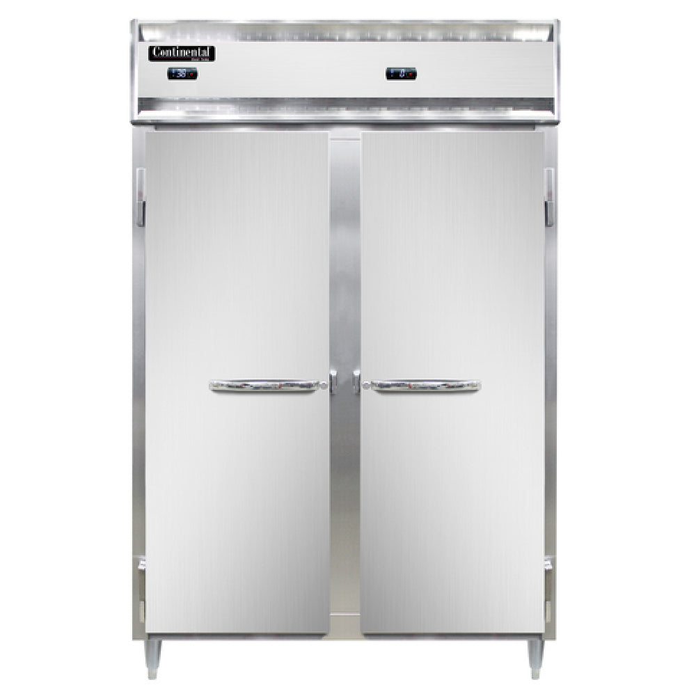 Continental Refrigerator D2RFNSS Designer Line Refrigerator/Freezer Reach-in Two-section