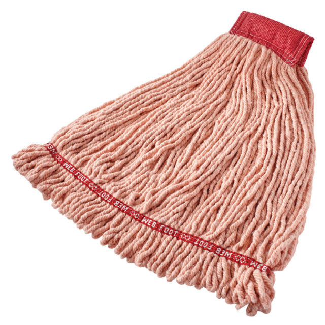 Rubbermaid FGA25306OR00 Web Foot® Wet Mop Large 4-ply Cotton/synthetic Blend