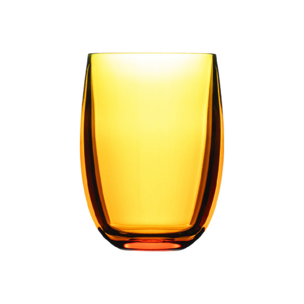 Hospitality Brands HUS089AM-012 Bold Drinkware™ Oasis Amber Tumbler Glass 13 Oz.