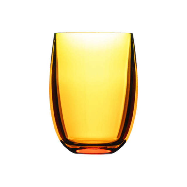 Hospitality Brands HUS089AM-012 Bold Drinkware™ Oasis Amber Tumbler Glass 13 Oz.