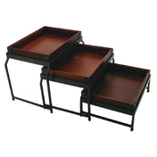 GET Enterprises IR-735-MG-1292W Urban Renewal™ Nesting Stand Set 4-piece 3-tier