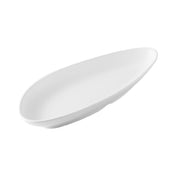 CAC China XSTN-14-W Shelton Platter 13-1/8"W X 5-1/4"D X 1-1/2"H Triangular