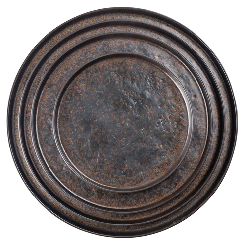 TableCraft Products 123515BR - Lunara Collection­­­™ Platter/Tray, 10-3/4" Dia.