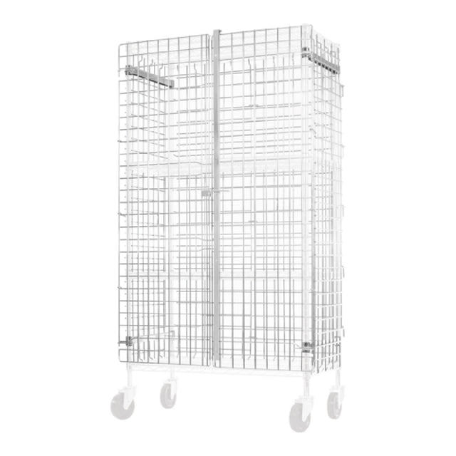 Winco VCG-2436 Wire Security Cage 24"x36"x63"H Chrome Plated