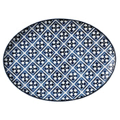 Arc Cardinal FK644 Arcoroc Candour Azure Oval Platter (D:10.38'') High Alumina Porcelain