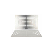 FOH BHO082BSS20 Buffetware Grill Plate 22" X 14" Rectangular