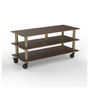 Steelite MGCMLB09WBXH - Modular Midhole Display Unit Mango Brushed Brass Heavy Duty Caster