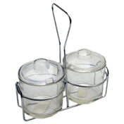 Royal ROY CJH 2 - Condiment Jar Rack Only, 2 Jar Holder
