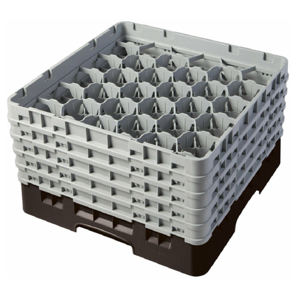 Cambro 30S958167 Camrack® Glass Rack With (5) Soft Gray Extenders Full Size