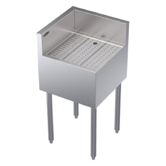 Krowne KR19-C18L Royal Series Underbar Corner Drainboard Free Standing 18"W X 19"D X 36-1/2"H.O.A.
