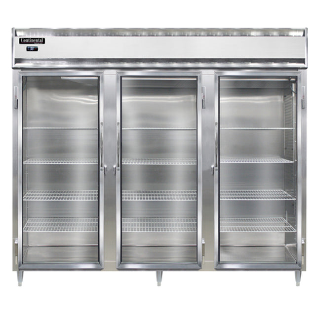 Continental Refrigerator D3RENSAGD Designer Line Wide Refrigerator Reach-in 85-1/5"W