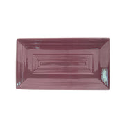 CAC China TG-RT13-PLM Tango Platter 11-5/8"L X 6-3/8"W X 1"H Rectangular