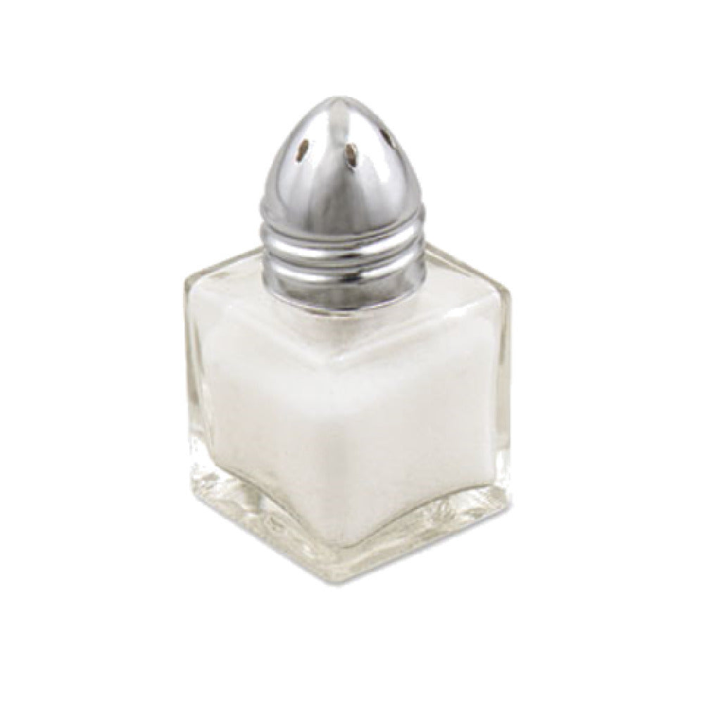 Alegacy Foodservice Products 155JO Mini Salt & Pepper Shaker Jar Only 1/2 Oz. Squared Glass Jar (36 Dozen Per Case)
