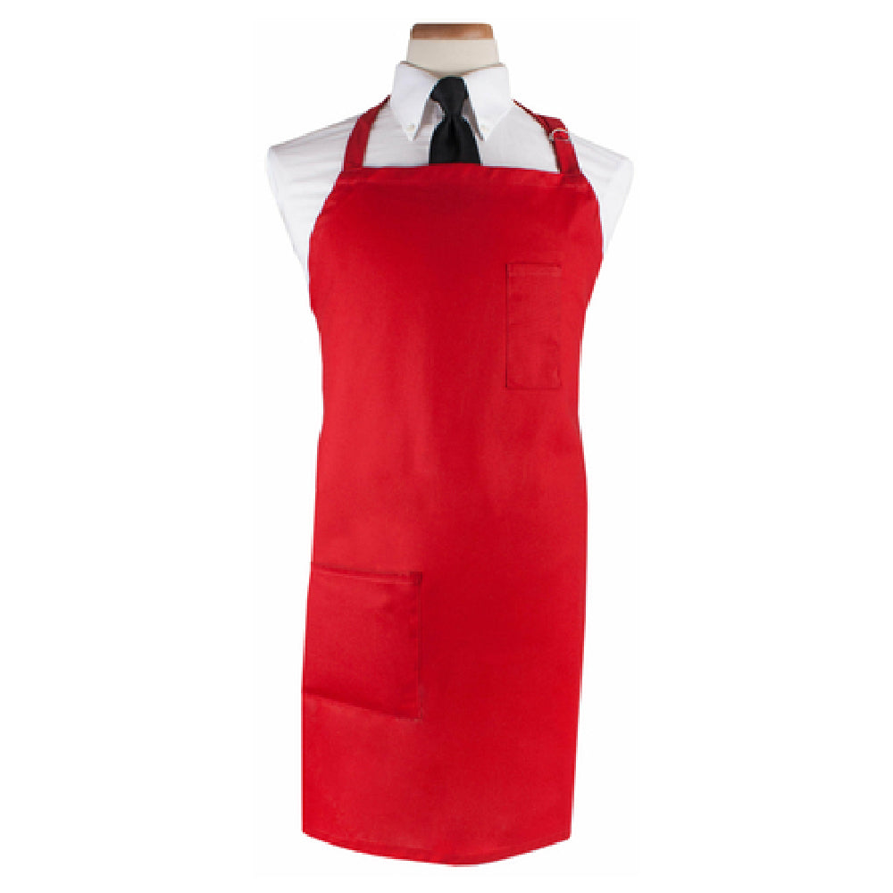 John Ritzenthaler Company 2PBIARD Chef Revival® Bib Apron 32" X 32-1/2" Long 11-1/2" Neckline