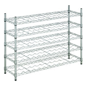 Hubert 129569 - Kratos Wire Wine Rack, 48"W X 14"D X 34"H, 34" Posts