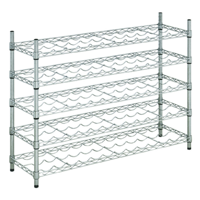Hubert 129569 - Kratos Wire Wine Rack, 48"W X 14"D X 34"H, 34" Posts