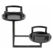 Hubert 72818 - Cerve Collection Carafe Holder/Stand, 2-tier, 7" X 14-9/10" X 10-1/2"H Overall