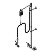 T&S Brass B-0129-VB Pre-Rinse Unit Wall Mount Mixing Faucet With 8" Adjustable Centers