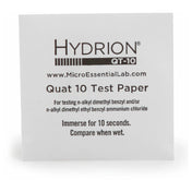 Royal SANI QT10 - Quaternary Sanitizer Test Kit, 20 Test Strips, Qt-10 Color Chart