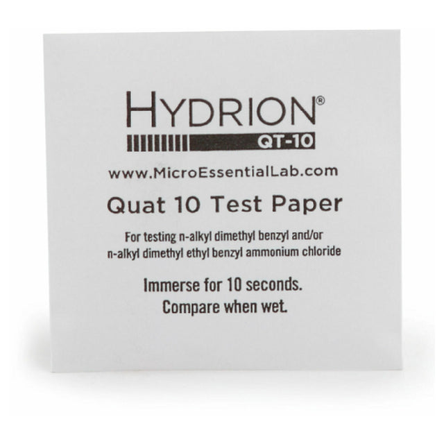 Royal SANI QT10 - Quaternary Sanitizer Test Kit, 20 Test Strips, Qt-10 Color Chart