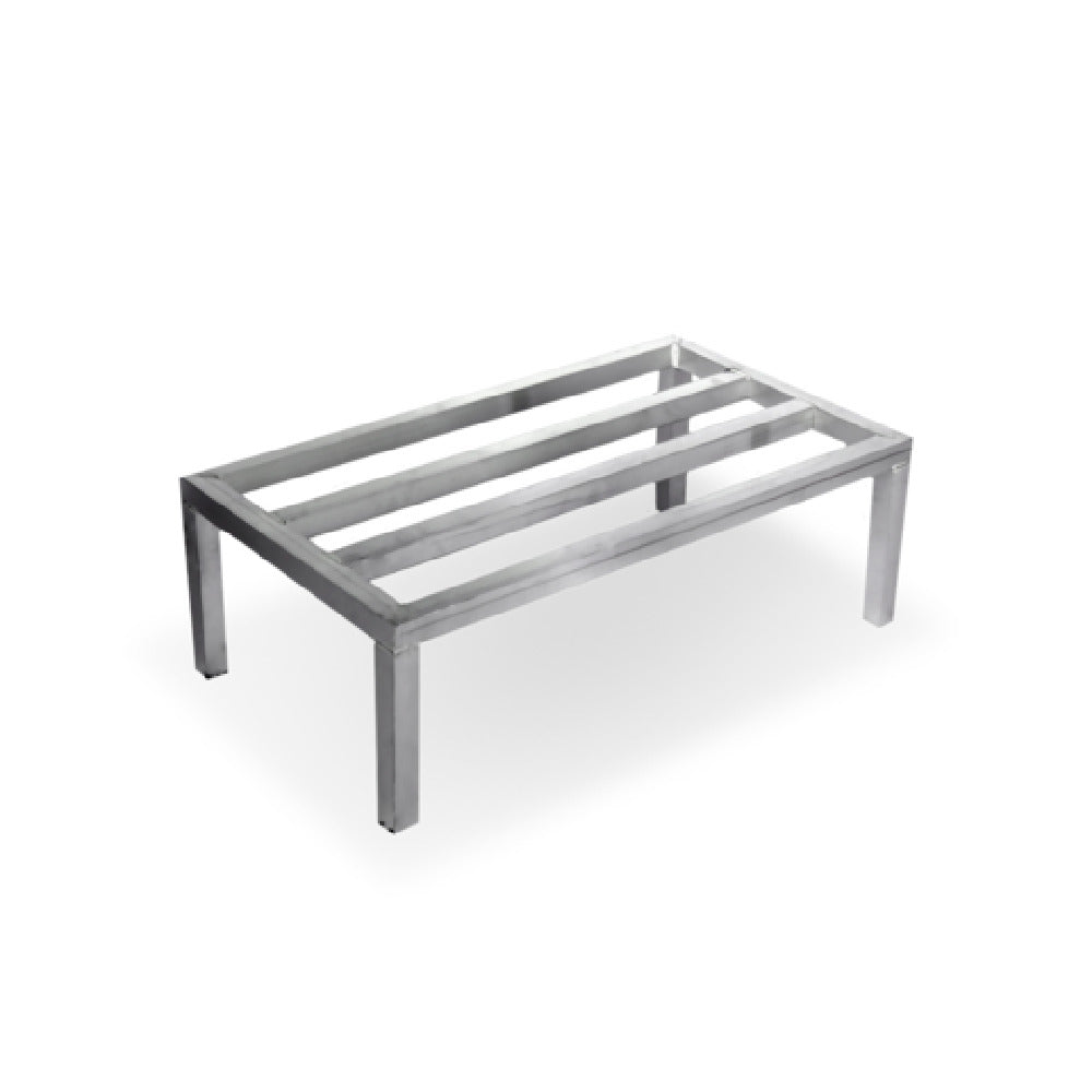 Steel Works Stainless SWADR-204812 Aluminum Dunnage Rack 20" X 48" X 12"H 1.2mm Aluminum Tubing