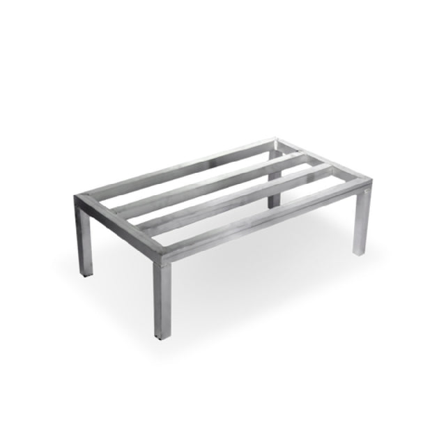 Steel Works Stainless SWADR-204812 Aluminum Dunnage Rack 20" X 48" X 12"H 1.2mm Aluminum Tubing