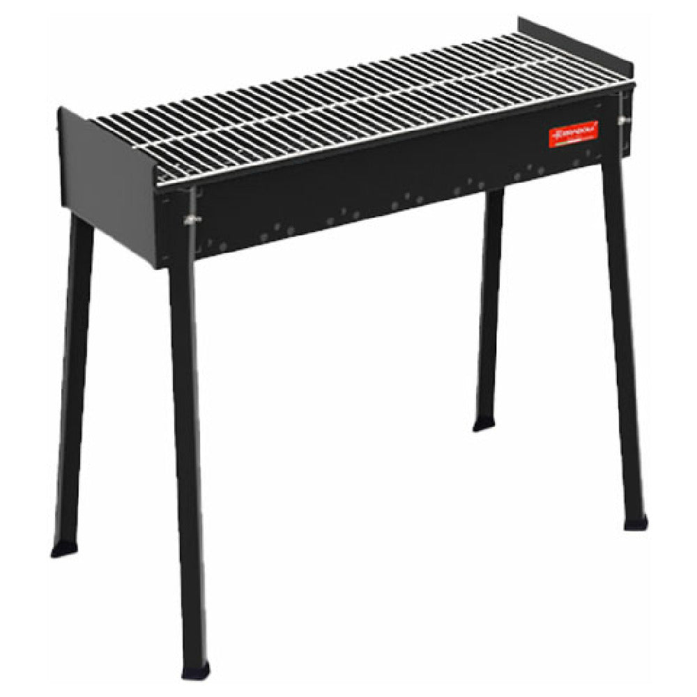 Omcan 47310 Painted Steel Charcoal BBQ Grill 31.5" H X 31.5" W X 12.6" D With Stainless Steel Brazier