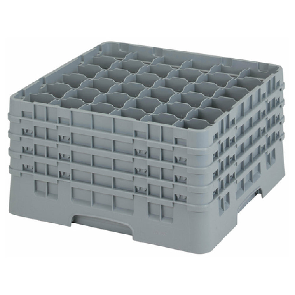 Cambro 36S900151 Camrack® Glass Rack With (4) Soft Gray Extenders Full Size