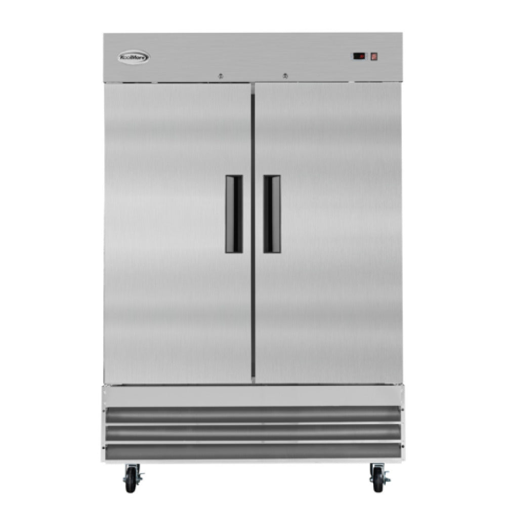 Koolmore RIR-2D-SS - Refrigerator, Reach In, Two-section