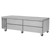 Turbo Air PRCBE-84F-N PRO Series Freezer Chef Base Two-section 84"W X 33-1/2"D X 21-3/8"H
