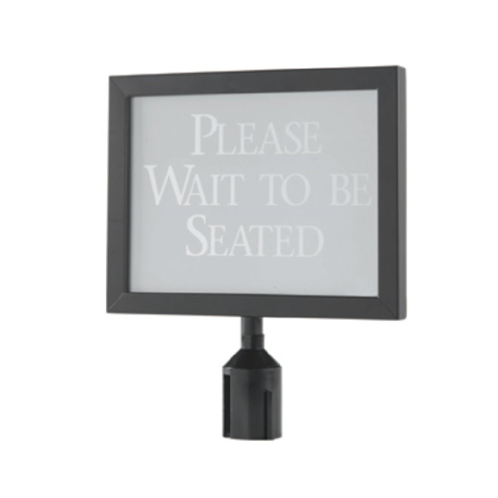 Aarco HSF1114BK Form-A-Line™ Sign Frame 14-1/8"W X 11-1/8"H Horizontal