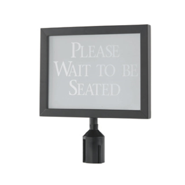 Aarco HSF1114BK Form-A-Line™ Sign Frame 14-1/8"W X 11-1/8"H Horizontal