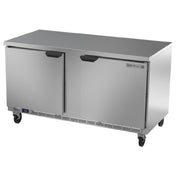 Beverage Air WTR60AHC-FLT Worktop Refrigerator Two-section 60"W