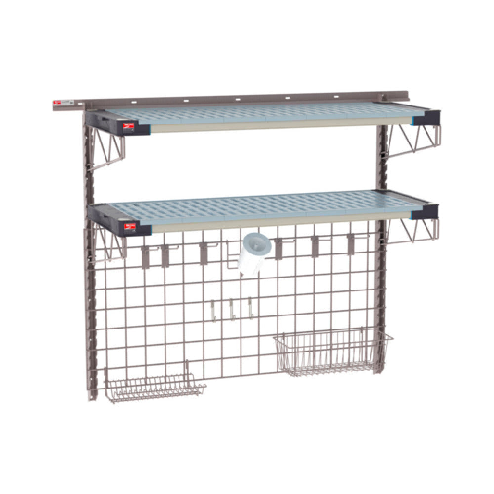 Metro SW-1848K4-45-SINK - SmartWall Complete Kit For Sinks, One-shelf, Components Include A Wall Track