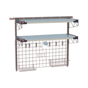 Metro SW-1848K4-45-SINK - SmartWall Complete Kit For Sinks, One-shelf, Components Include A Wall Track