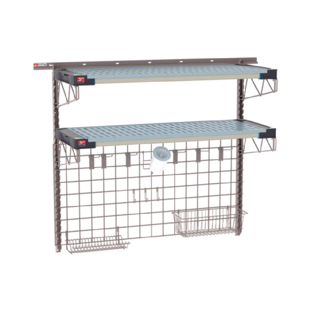Metro SW-1848K4-45-SINK - SmartWall Complete Kit For Sinks, One-shelf, Components Include A Wall Track