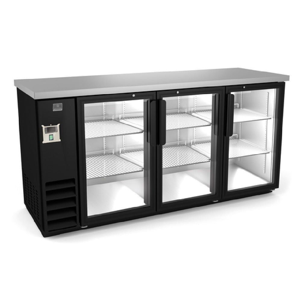 Kelvinator KCHBB72G (738274) Back Bar Cooler 73"W Self-contained Side Mounted Refrigeration