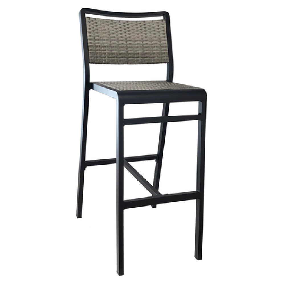 Emuamericas, Llc A1230-24-76 - Sid Barstool, Indoor/outdoor, All-weather Wicker Back And Seat