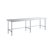 Sapphire Manufacturing SMTEO-18120G Worktable 120"W X 18"D X 35"H 18/430 Stainless Steel