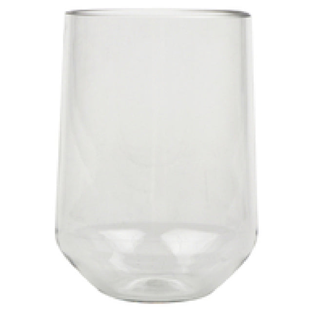 GET Enterprises SW-2003-CL Via Tumbler 12 Oz. 2-7/8" Top Dia. X 4-2/5"H