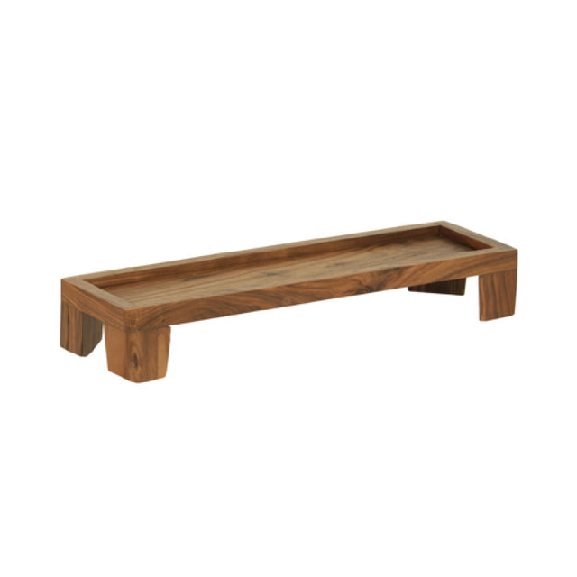 Cal Mil 23602-3-78 Sydney Taper Riser 6"W X 20"D X 3.25"H Walnut