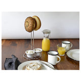 TableCraft Products 10461 - Pretzel & Onion Ring Tower, With Ramekin Holders, 6" X 6" X 12"