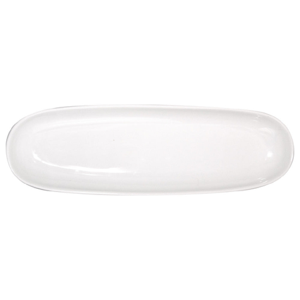 International Tableware FA-432 Canoe Platter 17-7/8"W X 5-1/2"D X 1-5/8"H Oval