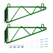 Hubert 30V-113 - CenPro Deep Wall Mounting Brackets For Green Epoxy Wire Shelving
