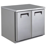 QualServ (Middleby) UCFZ348-SS61A - Undercounter Freezer, Reach-in, Two-section