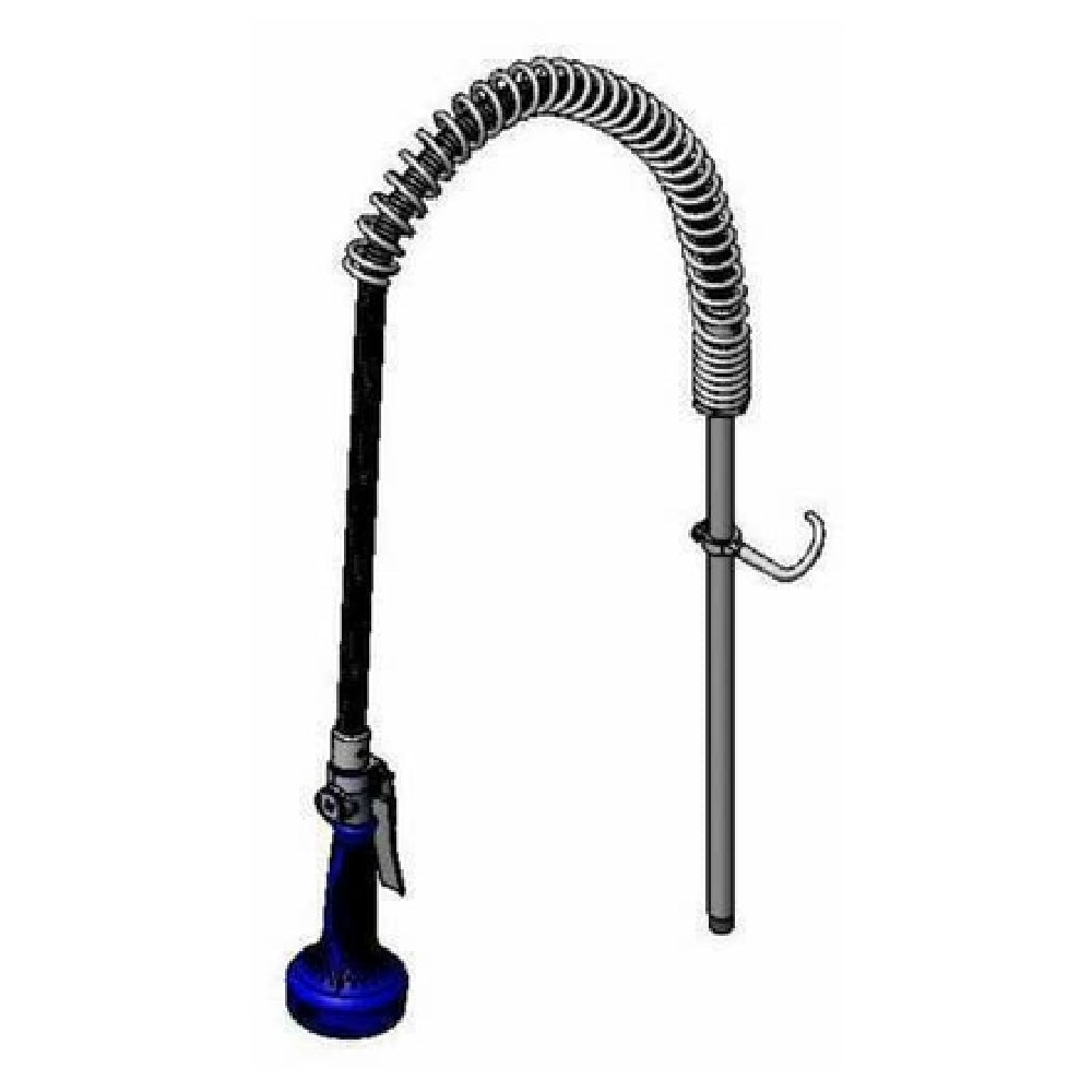 T&S Brass B-0133-08C-LB Pre-Rinse Unit 44" Flex Hose Spring Action Gooseneck
