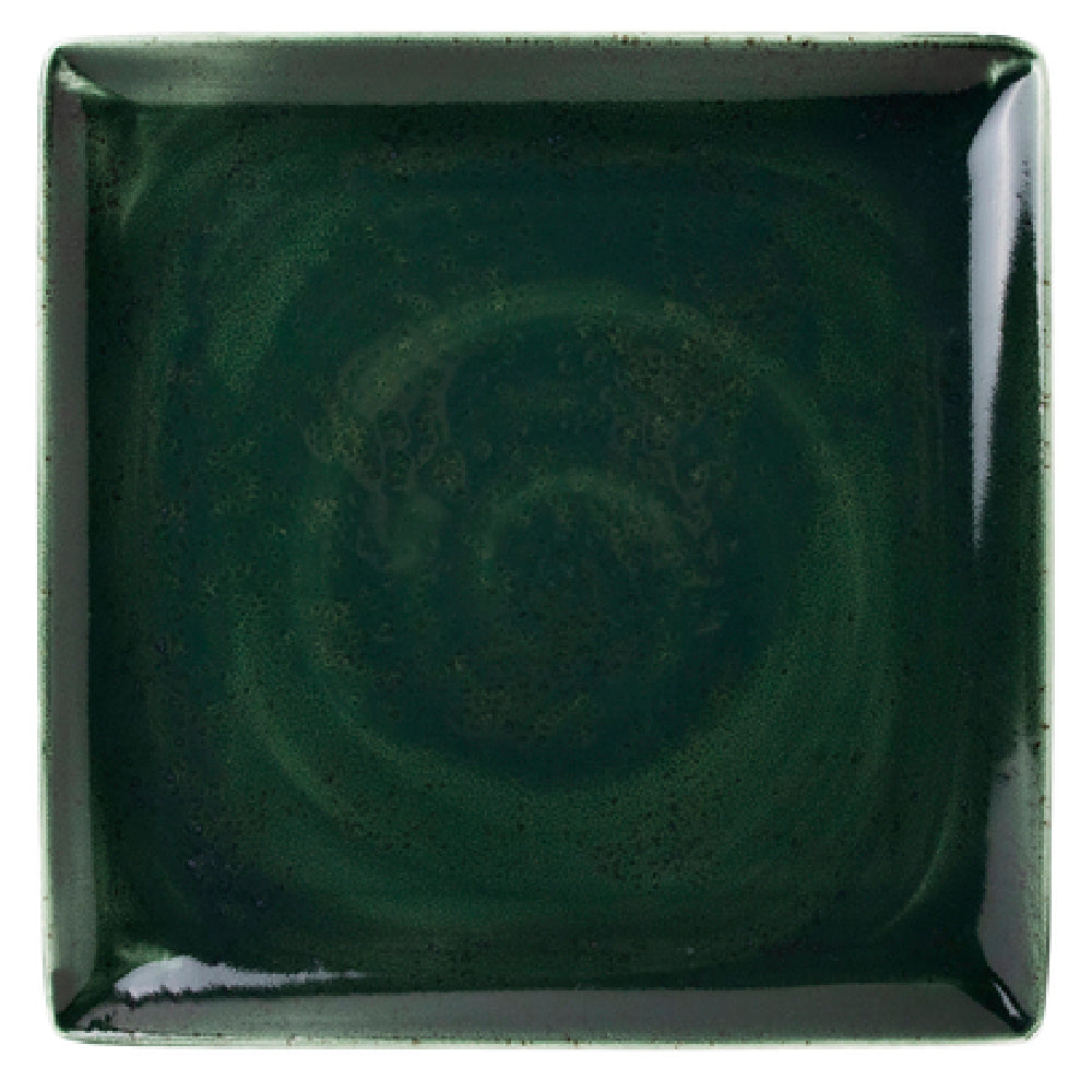 Steelite 12030553 Taste Square Tray 10.5"Vesuvius Burnt Emerald