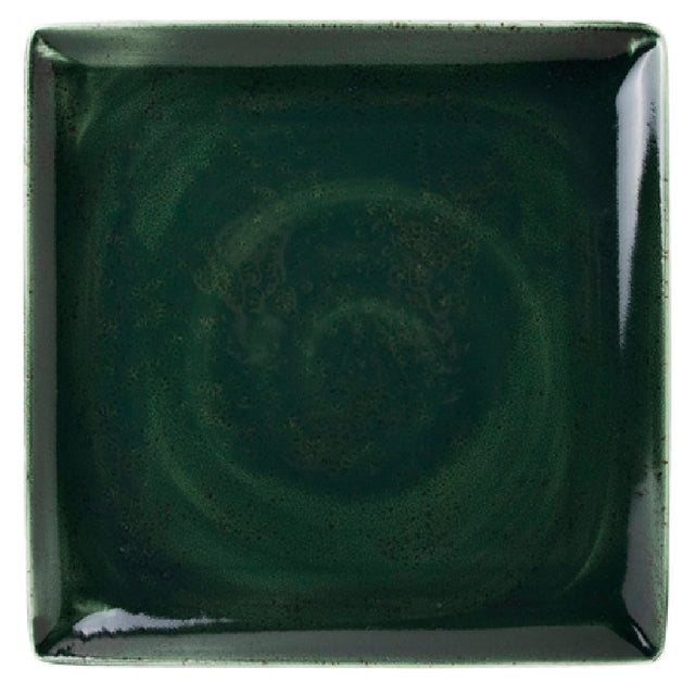 Steelite 12030553 Taste Square Tray 10.5"Vesuvius Burnt Emerald