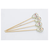 TableCraft Products 12793 - Decorative Picks, Day Of The Dead, 7/16" X 7/16" X 4-1/2"