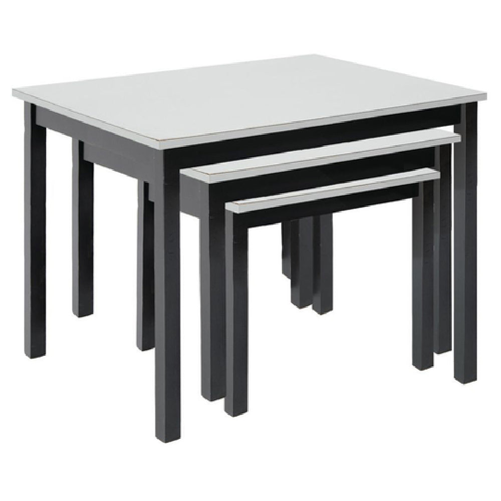 Hubert 80339 - Table Set, 3-piece, Includes (1) Each: 40" X 30" X 32"H